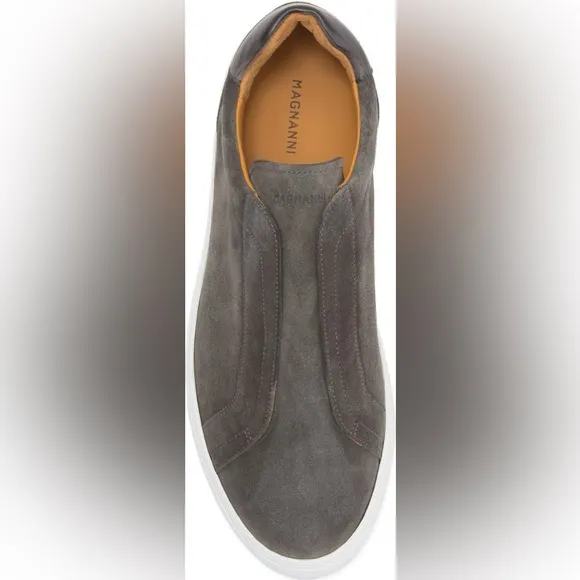 Men's Gray Slip-On Sneakers