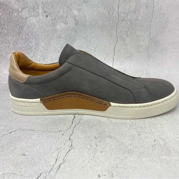 Men's Gray Slip-On Sneakers