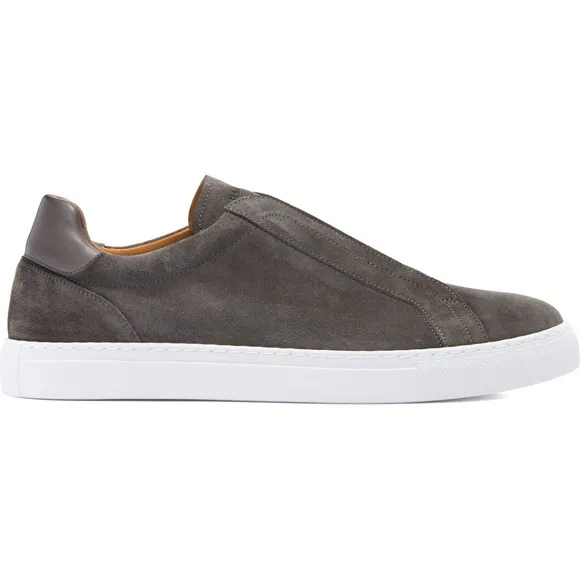 Men's Gray Slip-On Sneakers