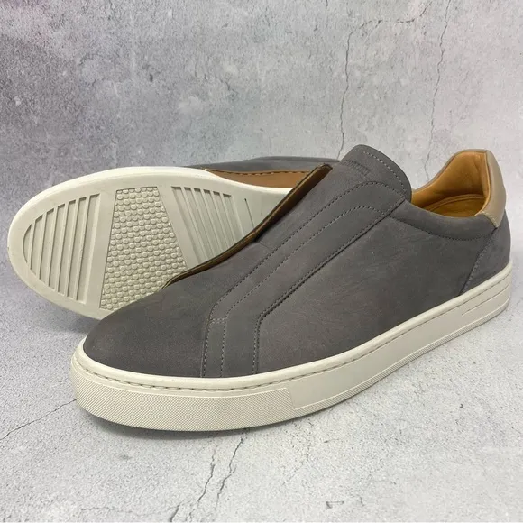 Men's Gray Slip-On Sneakers