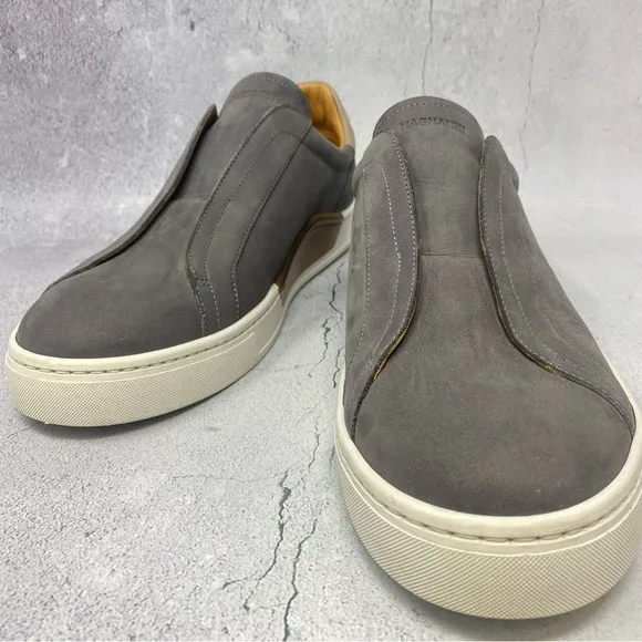 Men's Gray Slip-On Sneakers