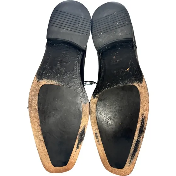 Men's Hugo Boss Remy Oxford US11 Black Shoes Leather