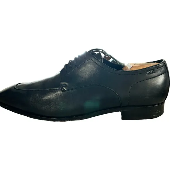 Men's Hugo Boss Remy Oxford US11 Black Shoes Leather