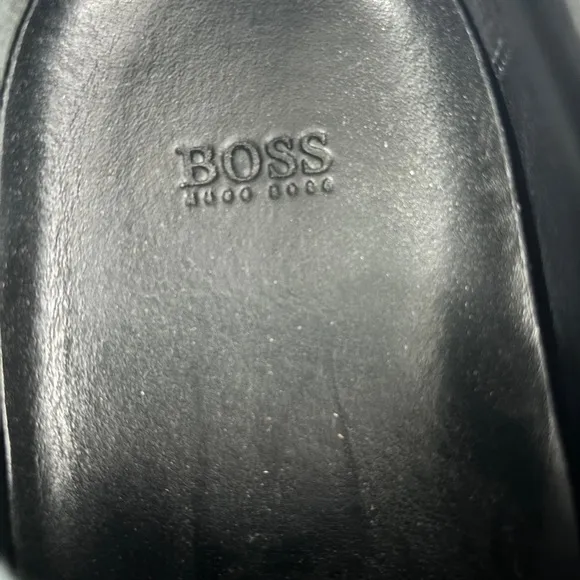 Men's Hugo Boss Remy Oxford US11 Black Shoes Leather