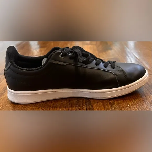 Men's Lacoste Carnaby Pro Leather Sneaker - Black/Grey