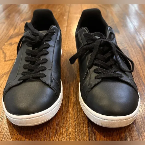 Men's Lacoste Carnaby Pro Leather Sneaker - Black/Grey