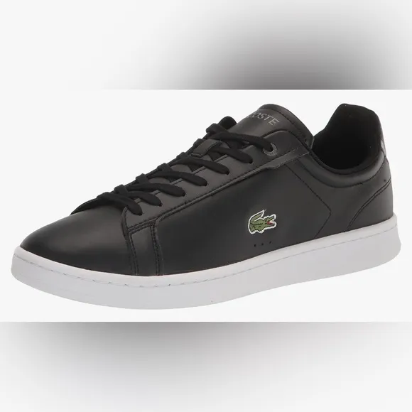 Men's Lacoste Carnaby Pro Leather Sneaker - Black/Grey