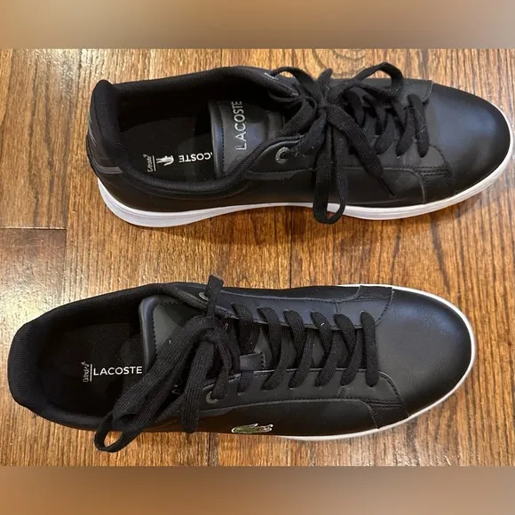 Men's Lacoste Carnaby Pro Leather Sneaker - Black/Grey