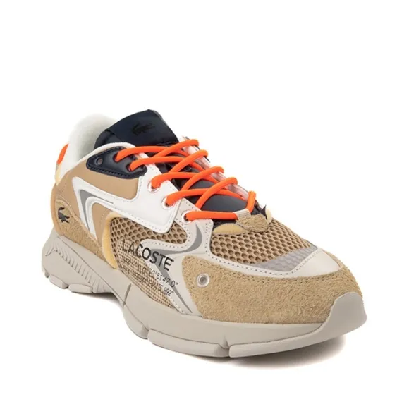 Mens Lacoste Sneakers L003 Neo Athletic Shoe Size 13 NEW Khaki Navy