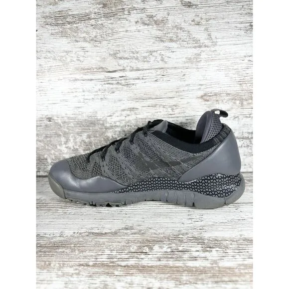 Men's Nike Lupinek Flyknit Low Gray/Black Athletic Shoes Sz 10 Gym