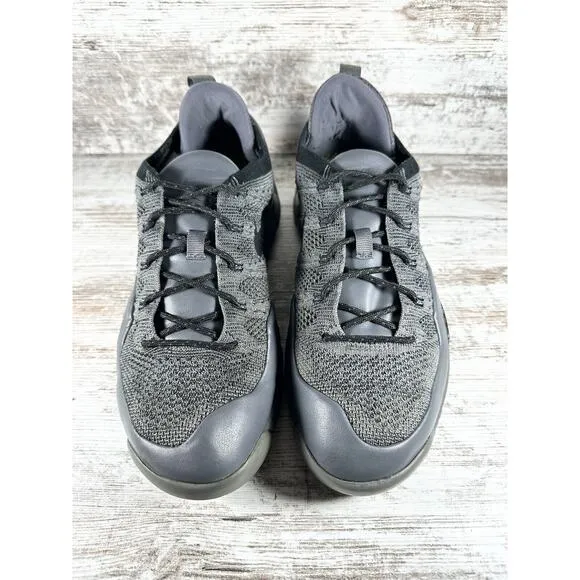 Men's Nike Lupinek Flyknit Low Gray/Black Athletic Shoes Sz 10 Gym