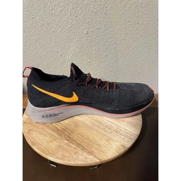 Men's Nike Zoom Fly‎ FK Flyknit Gray Running Shoes Sz 11 Athletic Gym