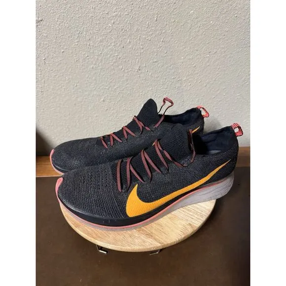 Men's Nike Zoom Fly‎ FK Flyknit Gray Running Shoes Sz 11 Athletic Gym