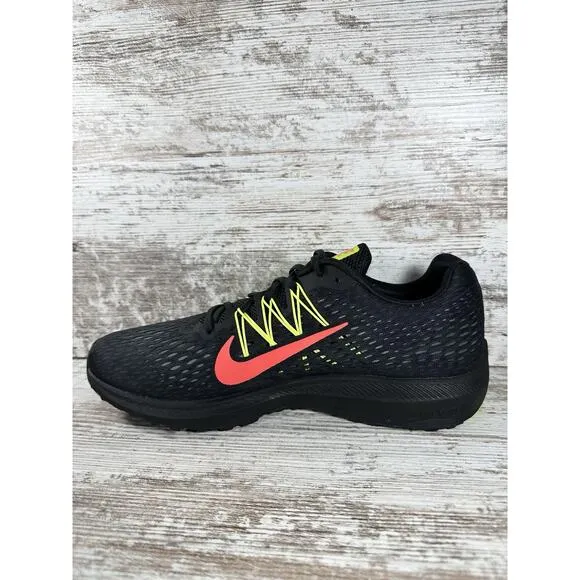 Men's Nike Zoom Winflo 5 Black Running Shoes Sz 11 Athletic Gym EUC!