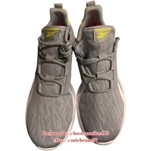 Mens Reebok Athletic Sneakers Size 9 Reebok Reago Pulse 2.0 Gray Training Shoes