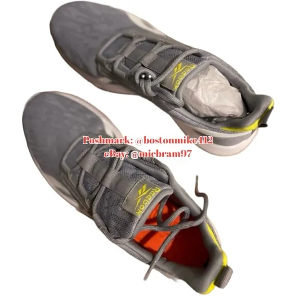 Mens Reebok Athletic Sneakers Size 9 Reebok Reago Pulse 2.0 Gray Training Shoes