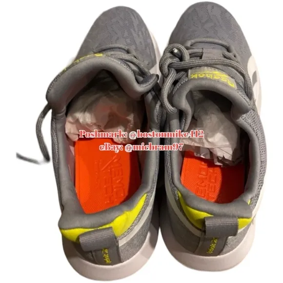 Mens Reebok Athletic Sneakers Size 9 Reebok Reago Pulse 2.0 Gray Training Shoes