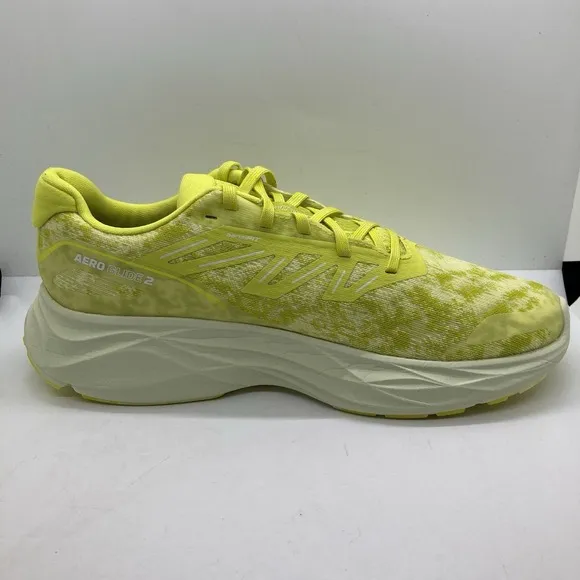 Men's Salomon Aero Glide 2 Running Shoes Sulphur Spring Sneakers 474269
