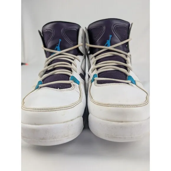 Men's Size 10 - Jordan Flight Club 91 White Blue Lagoon 555475-105
