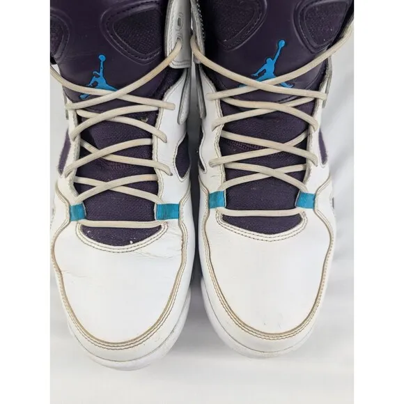 Men's Size 10 - Jordan Flight Club 91 White Blue Lagoon 555475-105
