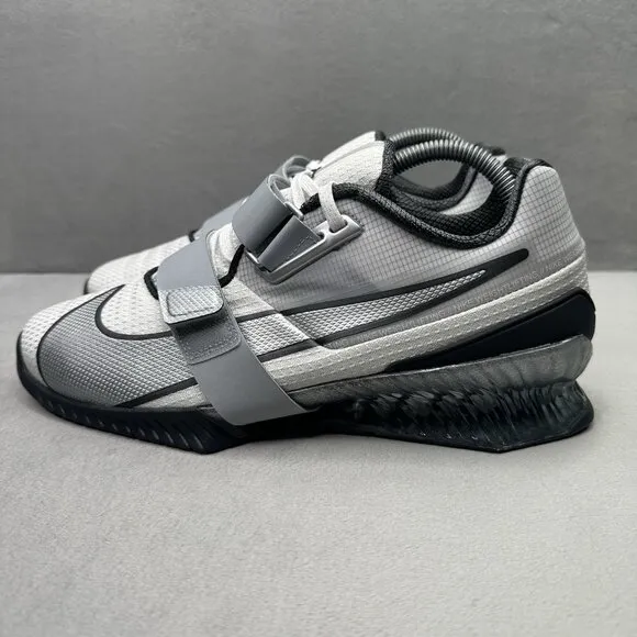 Mens Size 10 Nike Romaleos 4 SE Shoes Wolf Gray Weightlifting Shoes Gym Olympic