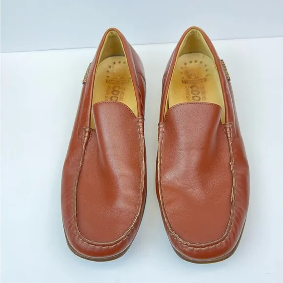 Mephisto Brown Leather Slip-on Men’s Cool- Air Loafers Shoes Size 11.5
