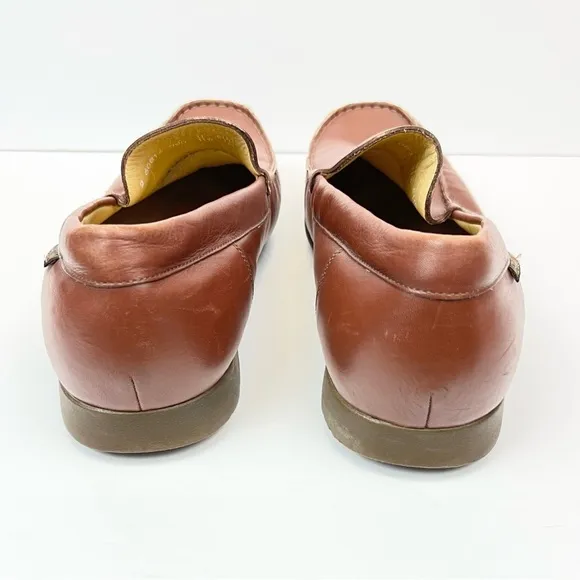 Mephisto Brown Leather Slip-on Men’s Cool- Air Loafers Shoes Size 11.5