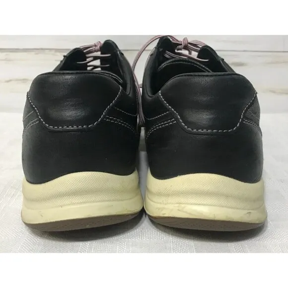 Mephisto Runoff Air Jet System Men's Size 12 Black Leather Lace-Up Sneaker Shoes