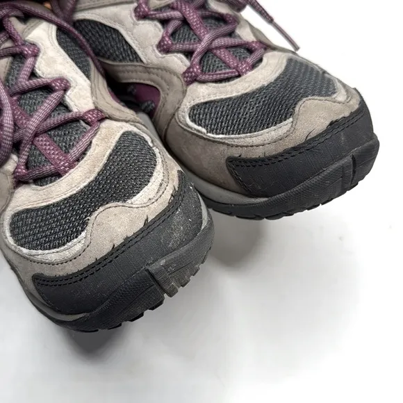 Merrell Women's Azura Castle Rock Purple  Waterproof Hiking Shoes S-285 Sz 8.5