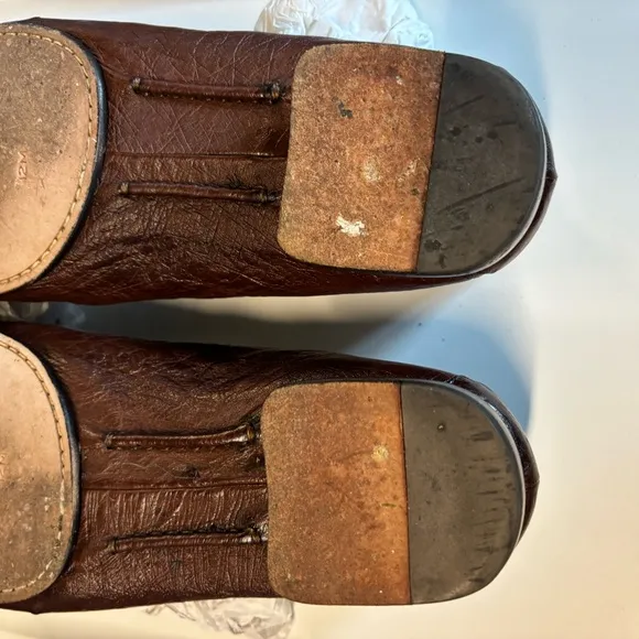 Mezlan Platinum Ostrich Men's Brown Loafers