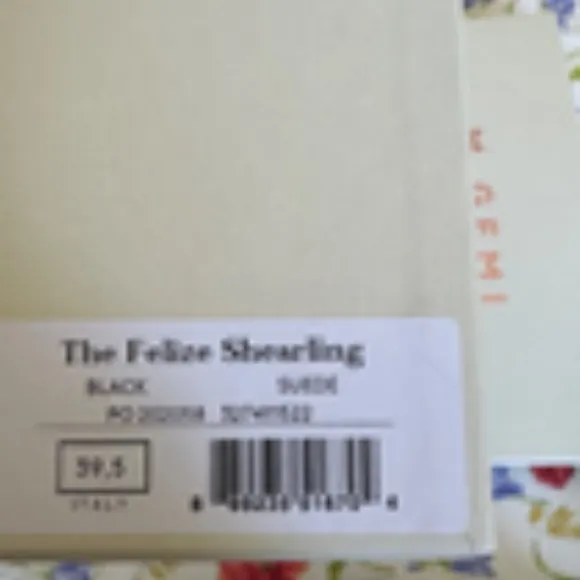 M.Gemi Felize Shearling Loafer BRAND NEW IN BOX Black suede/brown shearling