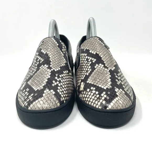 Michael Kors Slip On Sneaker Snakeskin Black Womens 8