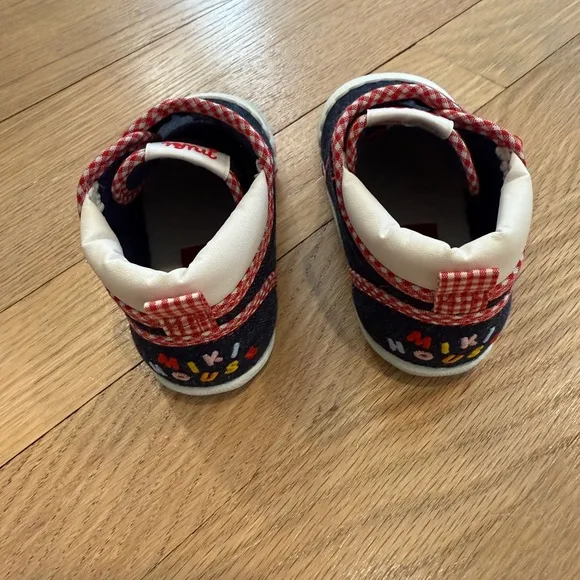 MIKI HOUSE - Usako’s Flower Garden First Walker Shoes - size 12.5 or US 5.5