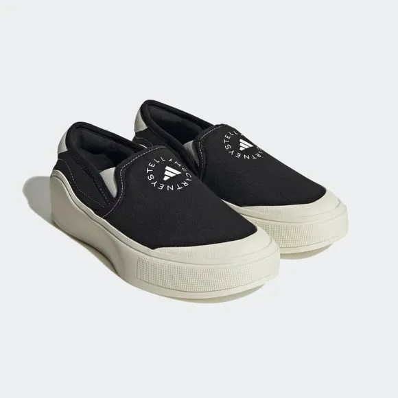 NEW! ADIDAS BY STELLA‎ MCCARTNEY COURT SLIP-ON SHOES Sz 4 Kids/ 5.5- 6 Women’s