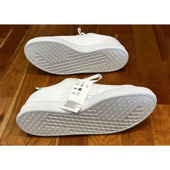 NEW Adidas Cloudfoam Running HWI 28Y001 Sneaker Shoes Size 9.5 White &amp; Gold