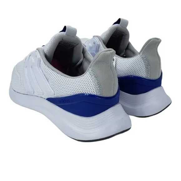 New Adidas Men's Energy Falcon Running Shoes, Size 7.5, Blue/White