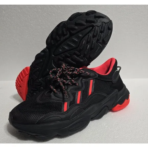 New Adidas Originals Ozweego TR MEN'S Shoes Casual Black SNEAKER FW5813 Size 8.5