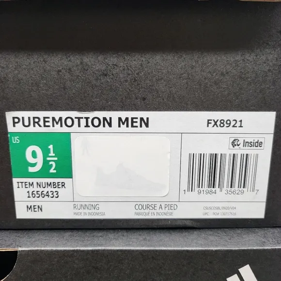 New Adidas PureMotion Men's Running Shoes Size 9.5