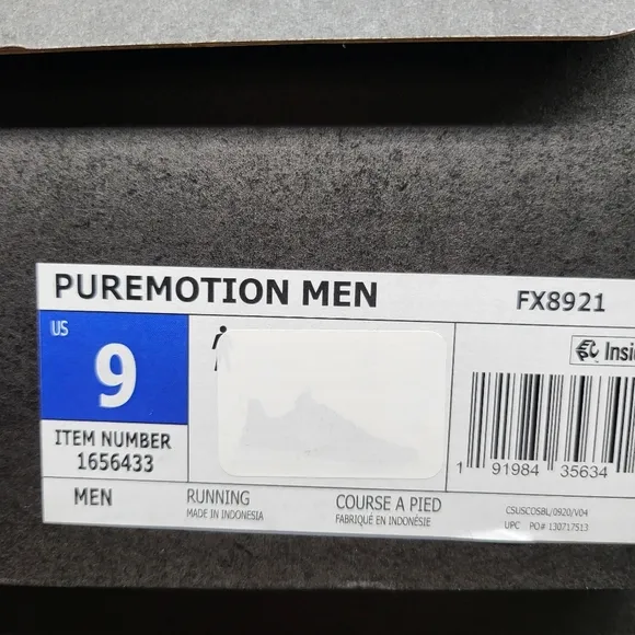 New Adidas PureMotion Men's Running Shoes Size 9