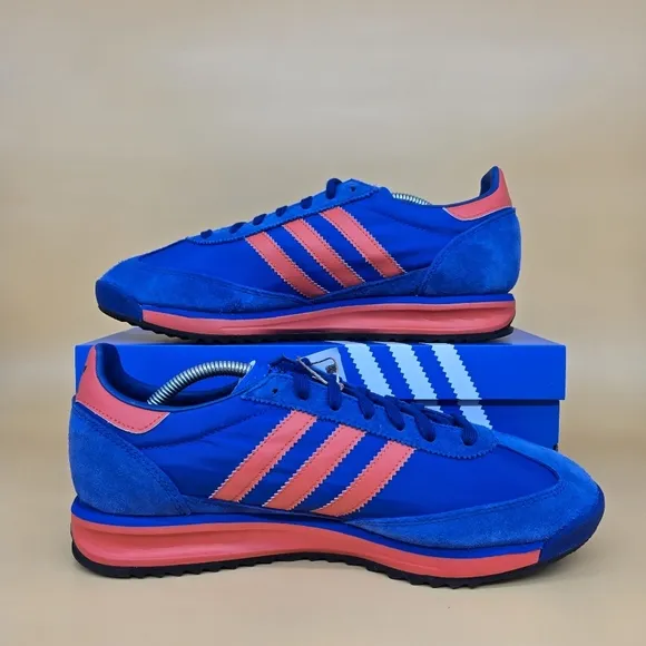 New adidas SL72 RS Blue Bright Red Men's Shoes Size 11.5