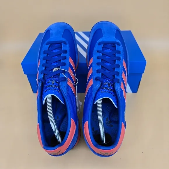 New adidas SL72 RS Blue Bright Red Men's Shoes Size 11.5