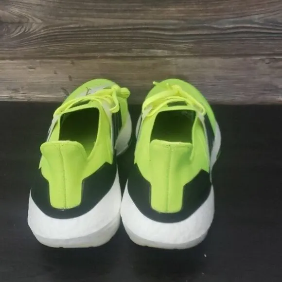 New Adidas Ultraboost Mens Neon Yellow Running Sneakers Athletic Workout Gym