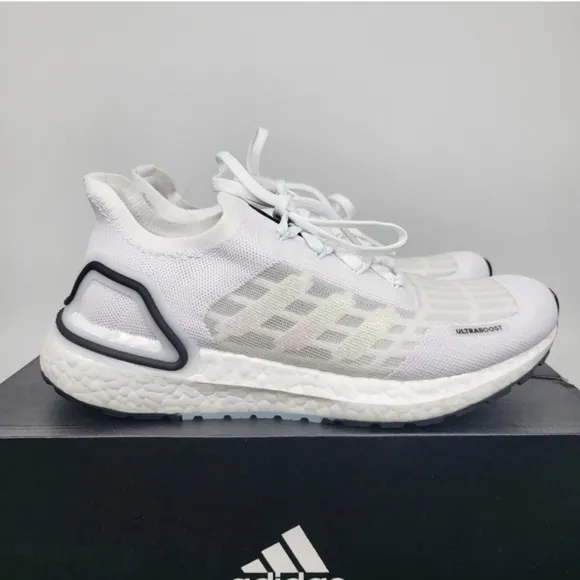 New Adidas Ultraboost Summer.RDY White Black Running Shoes Size 5.5