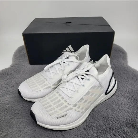 New Adidas Ultraboost Summer.RDY White Black Running Shoes Size 5.5