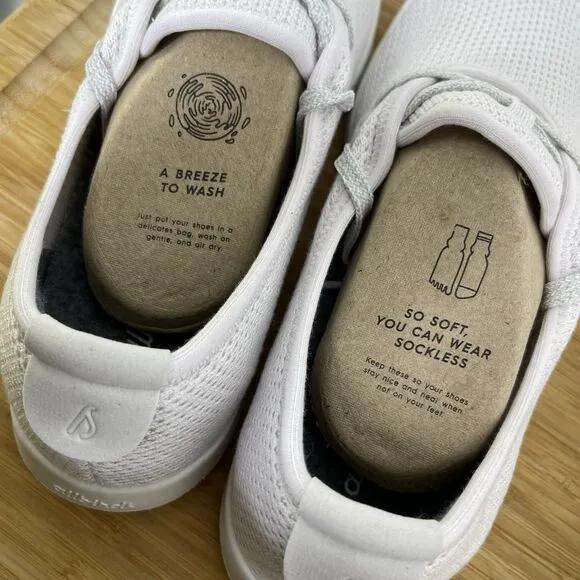 NEW Allbirds Tree Skippers Shoes Sz 9 Chalk White Casual Sneakers Mesh Walking