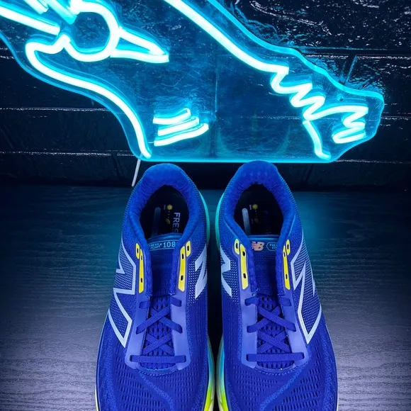 New Balance 1080 V14 Men’s Running Gym Shoes Blue - 10