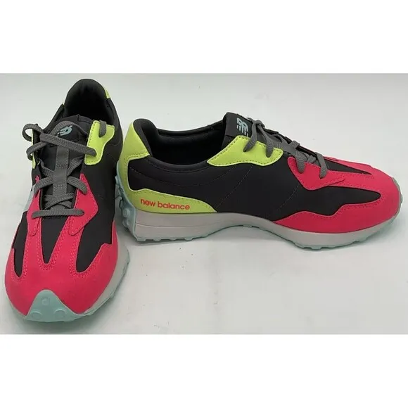 New Balance 327 Marblehead Pink Zing Athletic Sneakers GS327PW1 Size 6.5