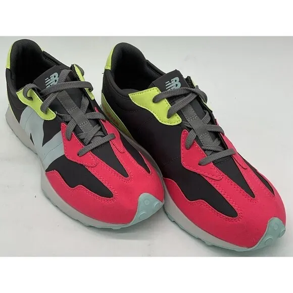 New Balance 327 Marblehead Pink Zing Athletic Sneakers GS327PW1 Size 6.5