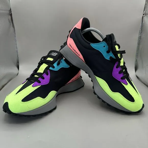 New Balance 327 Mens Size 10D Sneakers Shoes Paradise Pink Black-Multi MS327EA