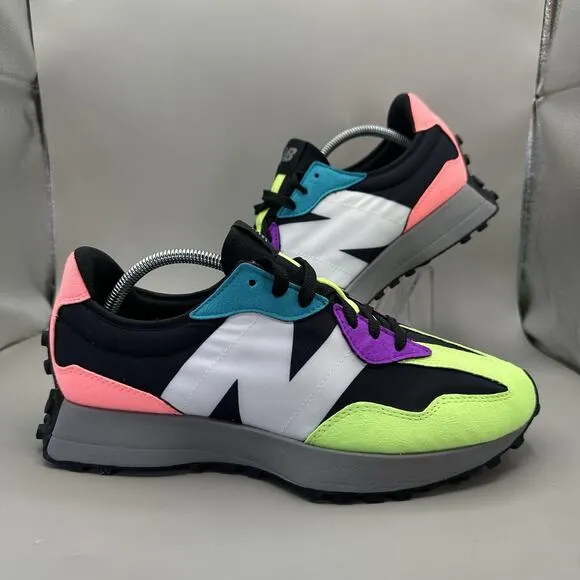 New Balance 327 Mens Size 10D Sneakers Shoes Paradise Pink Black-Multi MS327EA